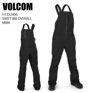 VOLCOM ボルコム H1352401 ELM STETCH GORE BIB OVERALL BLK 23-24