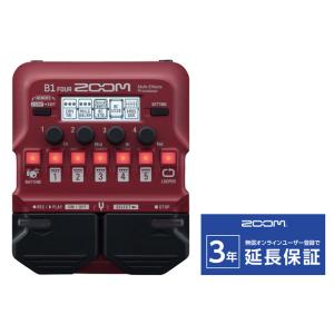 ズーム（zoom） ZOOM B1 FOUR + 純正ACアダプター AD-16A/D セット