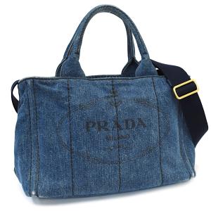 PRADA（プラダ） トートバッグ カナパミニ 2wayバッグ 1BG439 デニム