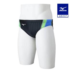 MIZUNO（ミズノ） ミズノ公式 競泳用Vパンツ メンズ ブラック×ライム