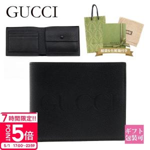GUCCI（グッチ） メンズ 財布 二つ折り財布 コインウォレット ブラック