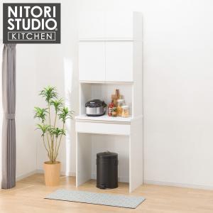 ニトリ（NITORI） 幅80 キッチンボード(リガーレ80KB WH) : ニトリ