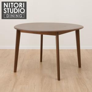 ニトリ（NITORI） メラミン円形テーブル (幅120cm BK) ニトリ期間限定