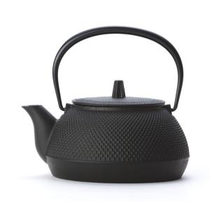 岩鋳(Iwachu) 鉄瓶 黒焼付 0.65L 鉄瓶兼用急須 5型新アラレ IH対応