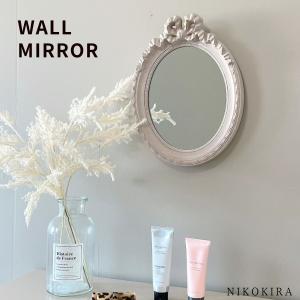 ミラー 壁掛け ホワイト 縦横兼用 鏡 アンティーク ヨーロピアン