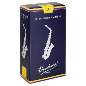 Vandoren / B♭クラリネット リード 青箱 10枚入 トラディショナル 3 1