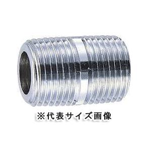 カクダイ,丸ニップル,6137-20(R3/4ネジ,20A配管用)クローム継手,黄銅製