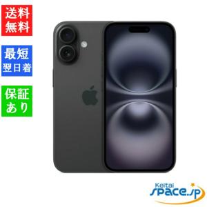 iPhone ☆Apple国内正規SIMフリー iPhone16 128GB ブラック MYDQ3J/A