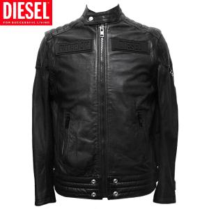 DIESEL（ディーゼル） レザー ブルゾン メンズ 革ジャン ライダース