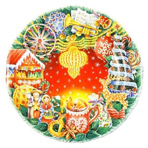 2024 ジアン クリスマスプレート21.8cm シャレ−柄 : ピナコテカ