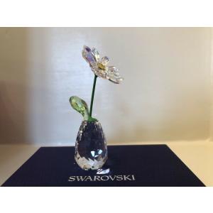 SWAROVSKI（スワロフスキー） 蘭 オーキッド ピンク 花 L ラージ 置物