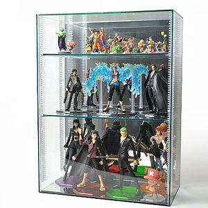 送料無料 可動棚 置き式 】アクリルコレクションケースG5 ガラスエッジ