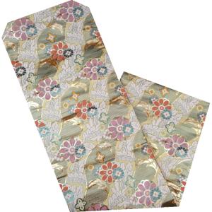 お琴カバー【蝶】着物帯 ゆたん油単ハンドメイド 和楽器 正絹 袋帯 山田流