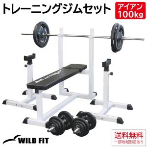 WILD FIT（ワイルドフィット） トレーニングジムセット アイアン 70kg