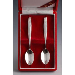 銀製カトラリー「鶴亀」スプーンセット : 銀食器・銀製器の老舗上田