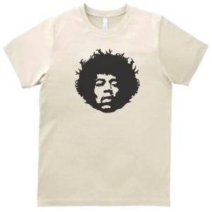 ジミ・ヘンドリックス Jimi Hendrix バンド ロック Tシャツ 白 : T