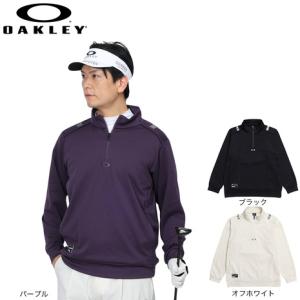 OAKLEY（オークリー） 2WAY中綿ジャケット 白 ロゴ刺しゅう 袖着脱可