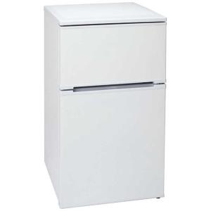 ORIGINALBASIC 冷蔵庫 2ドア 右開き 85L （直冷式） BR-85A-W