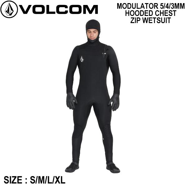 ボルコム VOLCOM MODULATOR 5/4/3MM HOODED CHEST ZIP WETSUIT メンズ
