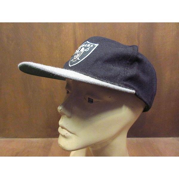ビンテージ90's○STARTER NFL RAIDERSスナップバックウールキャップ