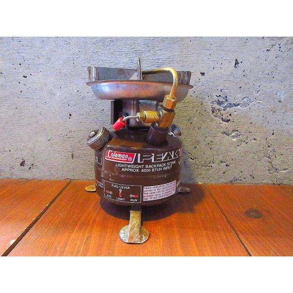 ビンテージ○Coleman PEAK 1 MODEL 400シングルバーナー茶ジャンク