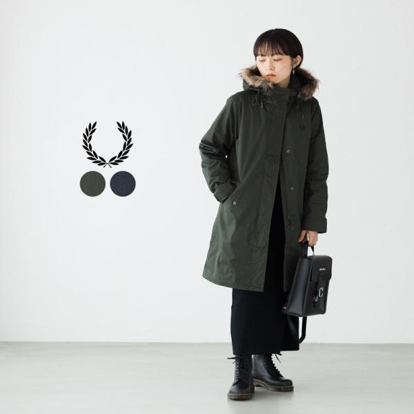 FRED PERRY プリマロフト ライナー モッズコート M ブラック ダウン