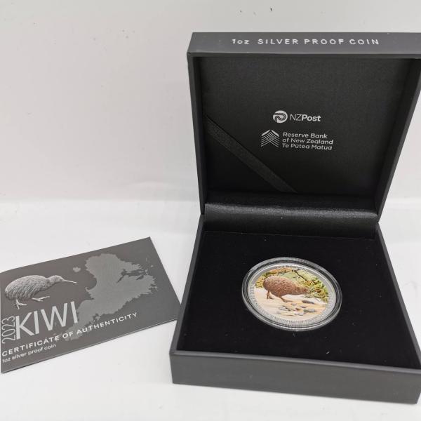 New Zealand ニュージーランド 1ドル プルーフ銀貨 2023 1オンス『KIWI