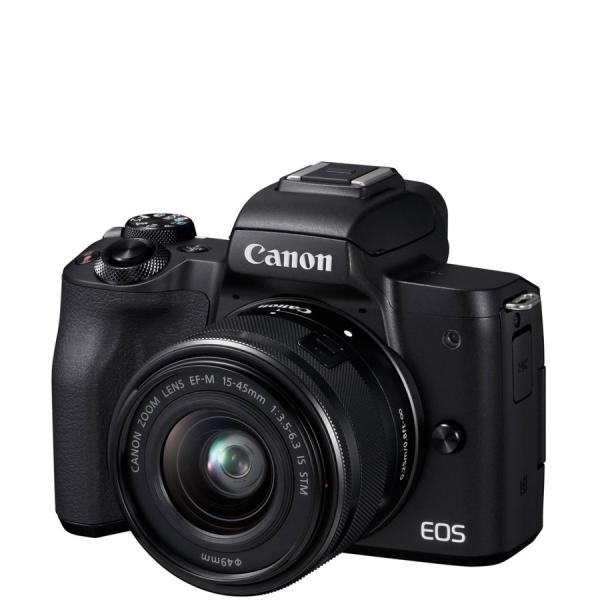 EOS キヤノン Canon Kiss M レンズキット ブラック ミラーレス 一眼