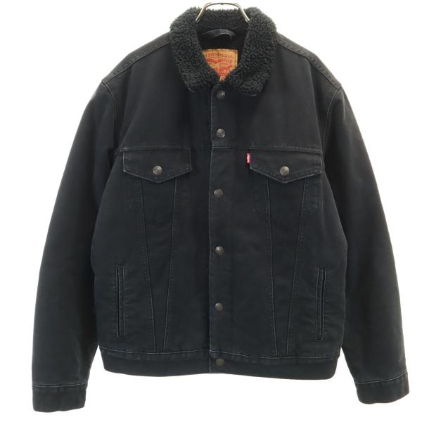 Levi's（リーバイス） デニムジャケット M ブラック 裏ボア ジージャン