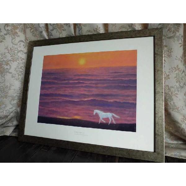 東山魁夷 渚の白馬 絵画 複製画 : 古都-京都 掛け軸専門店文永堂