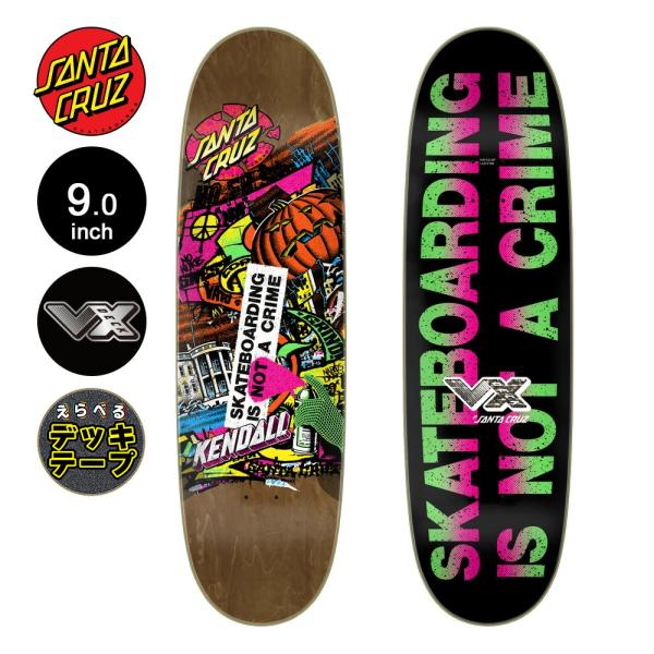 SANTA CRUZ（サンタクルーズ） スケボー デッキ 9.0 KENDALL STREET