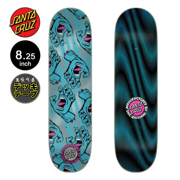SANTA CRUZ（サンタクルーズ） スケボー デッキ 8.25 HANDS ALL OVER
