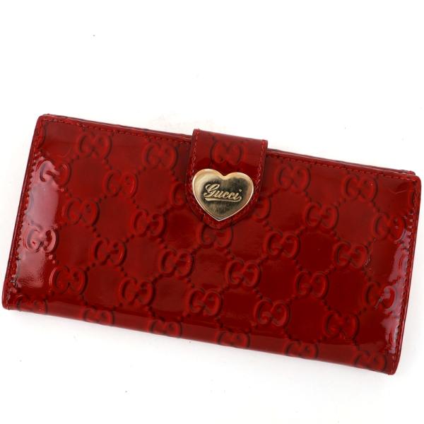 GUCCI（グッチ） 財布 レディース ラブリーハート Wホック長財布