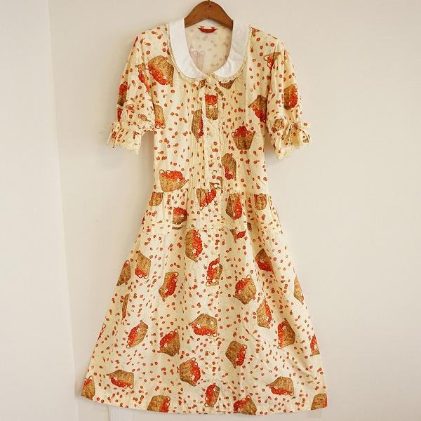 T669◯ PINKHOUSE ピンクハウス いちご柄 ワンピース ピンクハウス