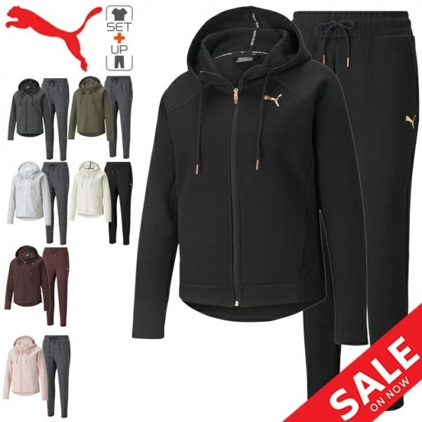 PUMA（プーマ） スウェット 上下セット レディース PUMA EVOSTRIPE