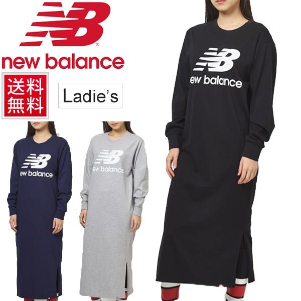 ワンピース スウェット ロング丈 レディース ニューバランス