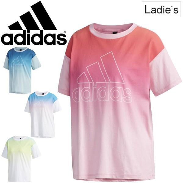 adidas（アディダス） Tシャツ 半袖 レディース グラデーション T