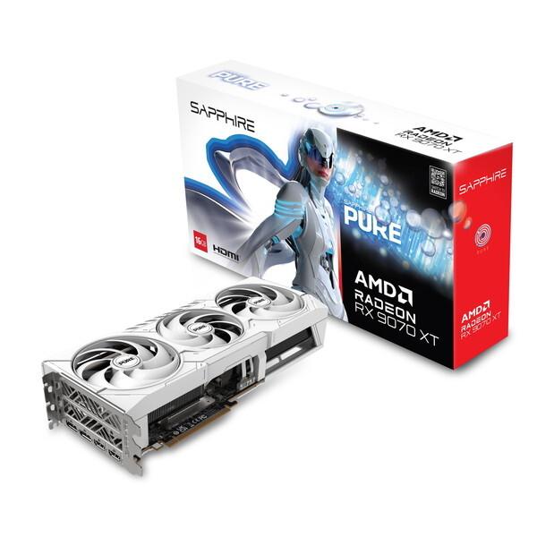 SAPPHIRE SAPPHIRE PURERX9070XT16GB/11348-02-20G ホワイト