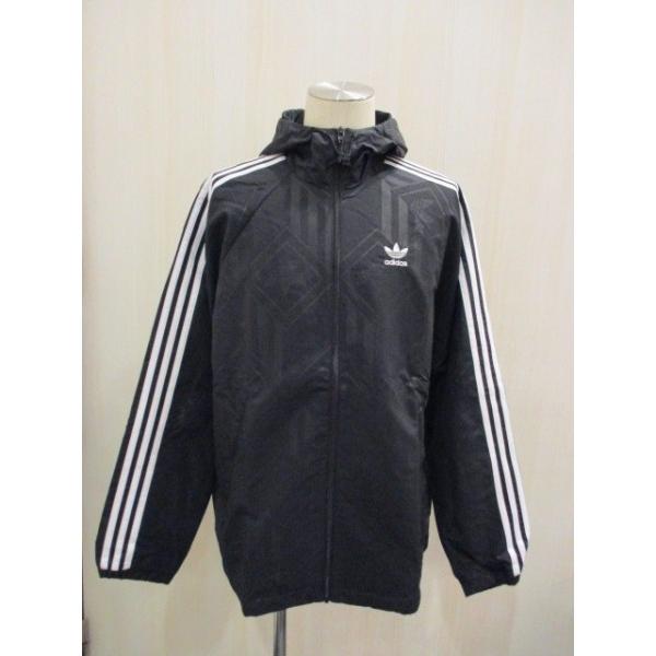 adidas Originals モノグラム ウインドブレーカー （ブラック/ボールド