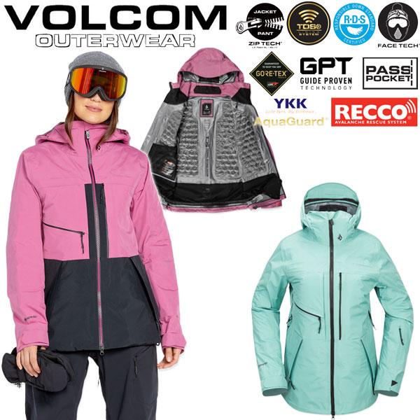 VOLCOM ボルコム ウェア ジャケット スノーボード ブラック×ピンク 黒
