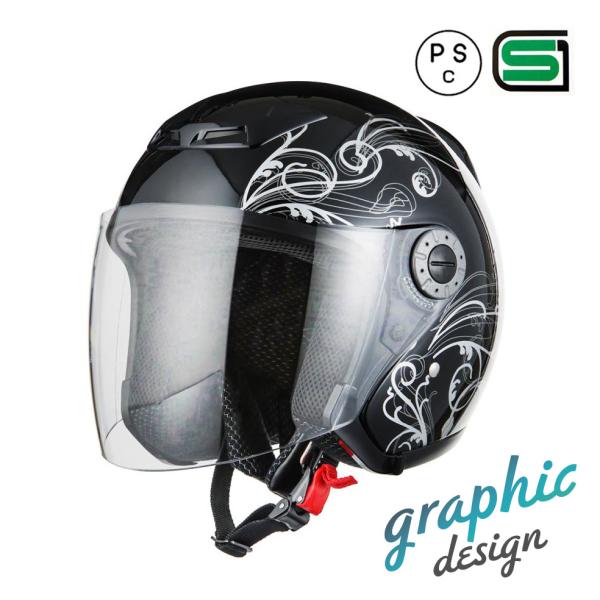 バイクヘルメット ジェット ジェットヘルメット L 59〜60cm
