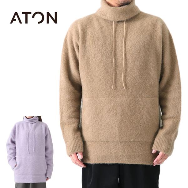 TIME SALE] ATON エイトン オーバーサイズ タートルネック カシミア