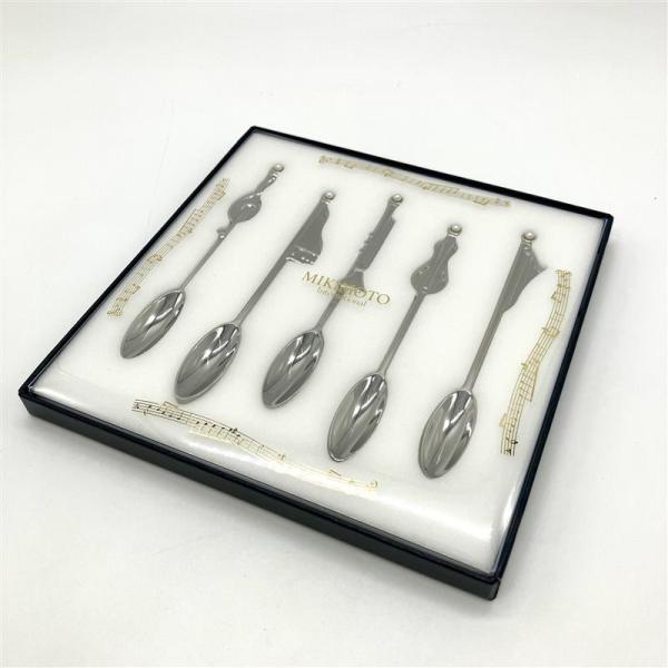 MIKIMOTO ミキモト 半貴石カトラリー フォーク 5本セット MIKIMOTO