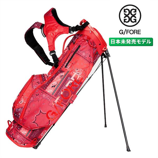 希少 ⭐ G/FORE キャディーバッグ スタンド形 ショルダーストラップ2本