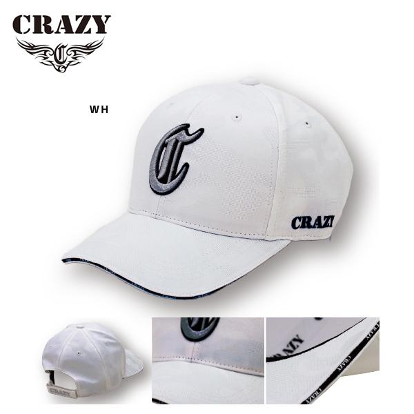 CRAZY（クレイジー） ゴルフ 帽子 キャップ Xキャップ WH CRZ-CV-XCWH