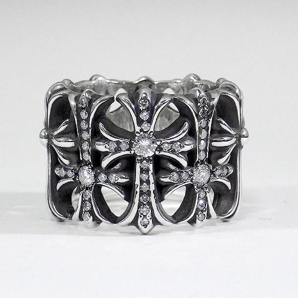 CHROME HEARTS（クロムハーツ） セメタリークロス リング ダイヤモンド