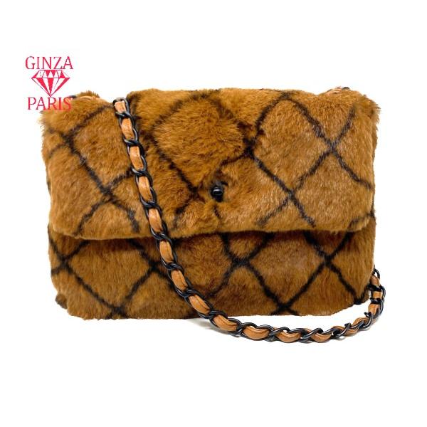 CHANEL（シャネル） ラパン マトラッセ チェーンショルダーバッグ