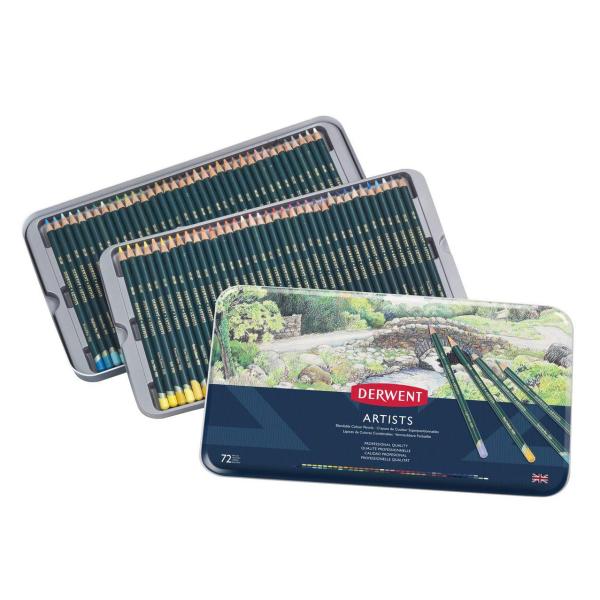 ダーウェント（DERWENT） アーティスト色鉛筆 72色セット 缶入