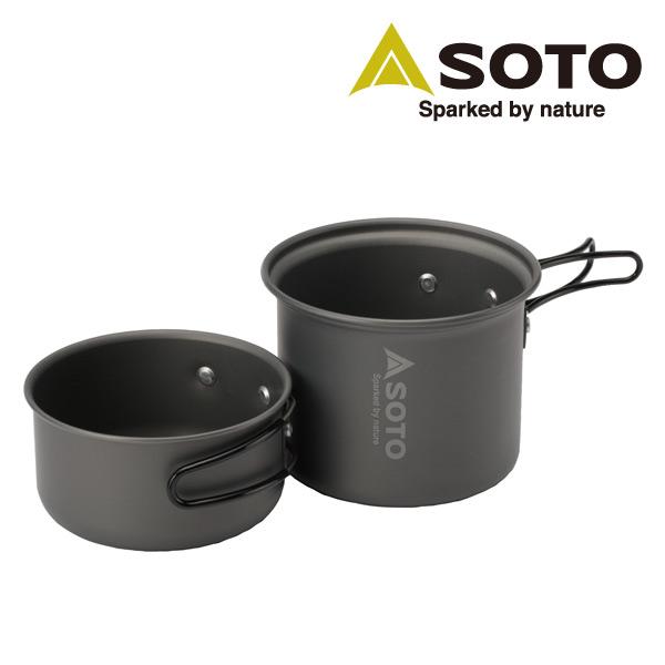 新富士バーナー SOTO ソト アルミクッカーセットM SOD-510 キャンプ