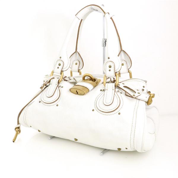 クロエ CHLOE レザー パディントン パドロック 南京錠 ハンドバッグ